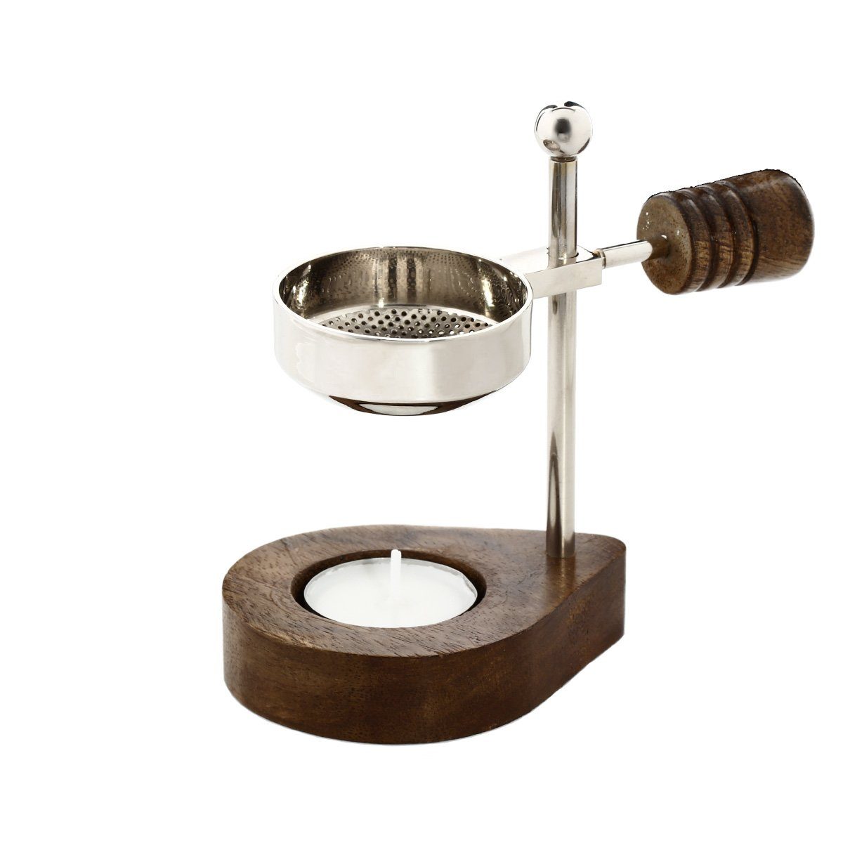 NKlaus Räucherschale Verstellbares mit Holzgriff Weihrauchständer, Räucherg günstig online kaufen