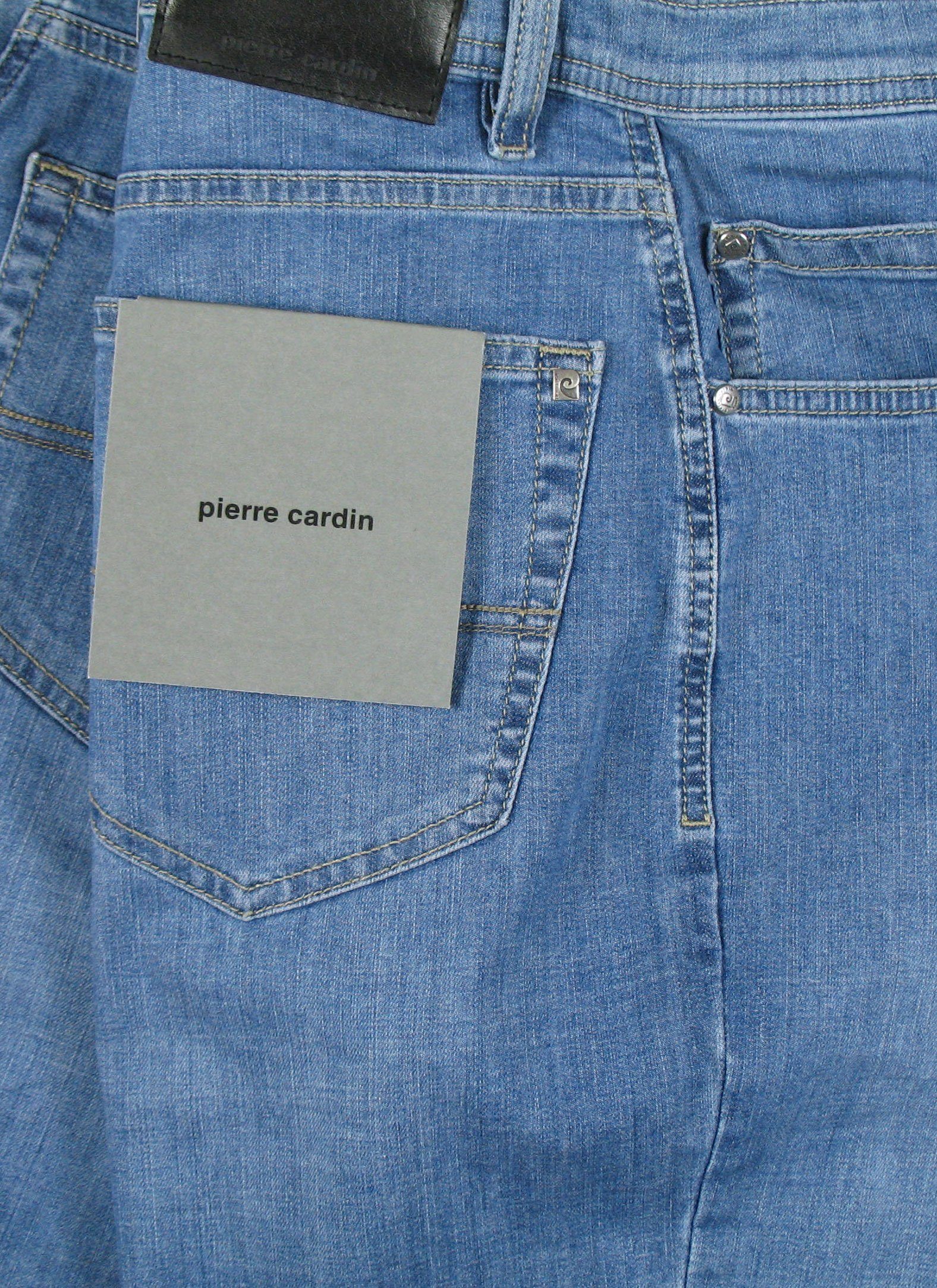 Sommerjeans leichte Cardin Summer Blue 5-Pocket-Jeans Pierre Fit, Used Dijon Comfort