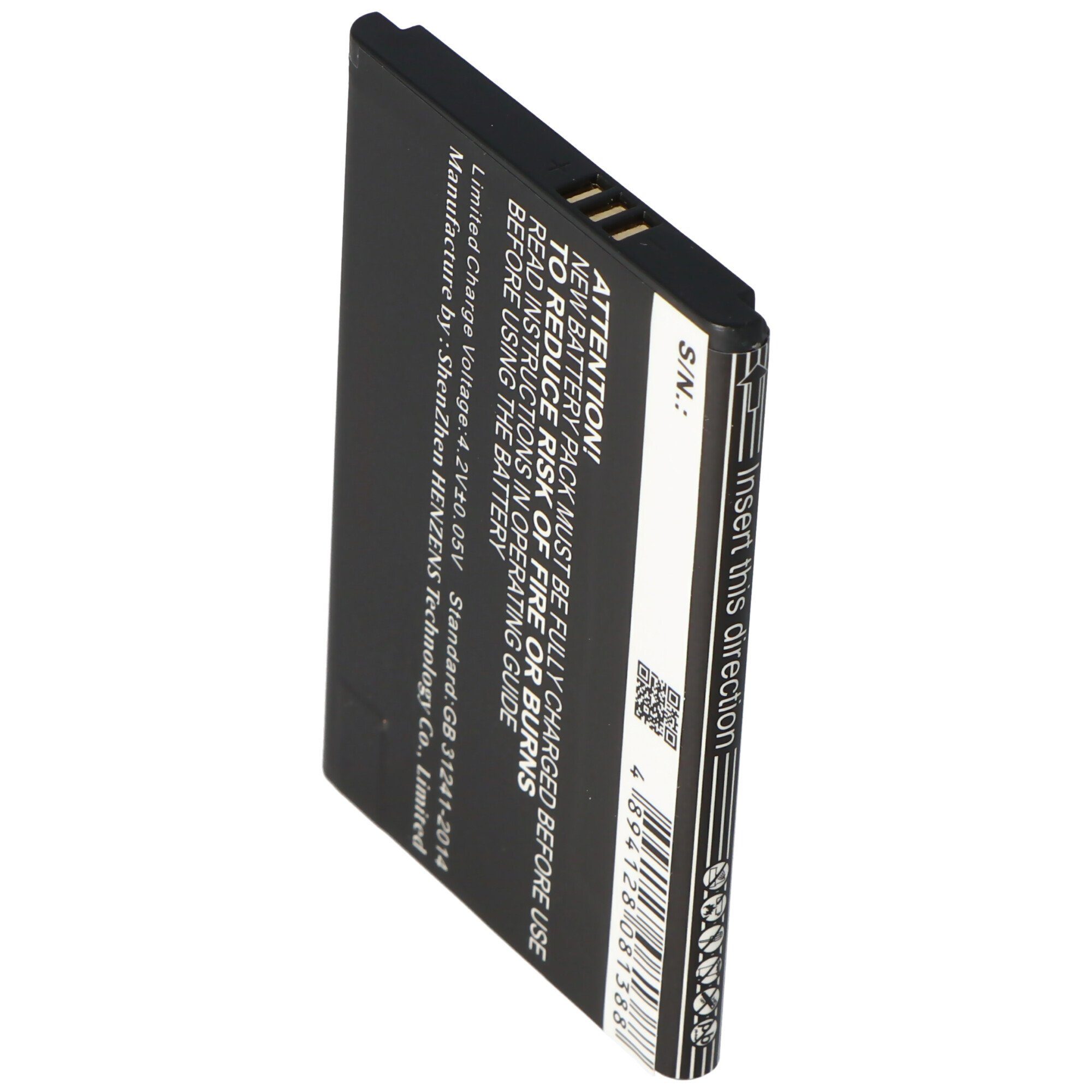 AccuCell Akku passend für den Panasonic KX-PRX110 Akku KX-PRX150, KX-PRA10, KX Akku 1500 mAh (3,7 V)