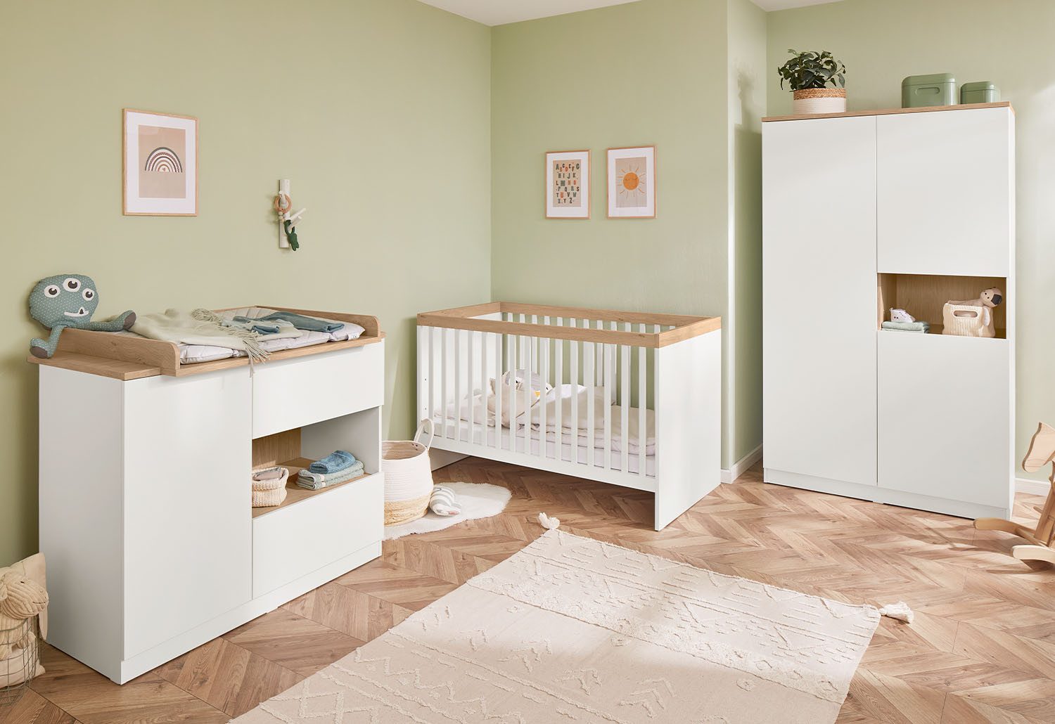 Pinolino® Babymöbel-Set „Linje ”, breit, 3-tlg.