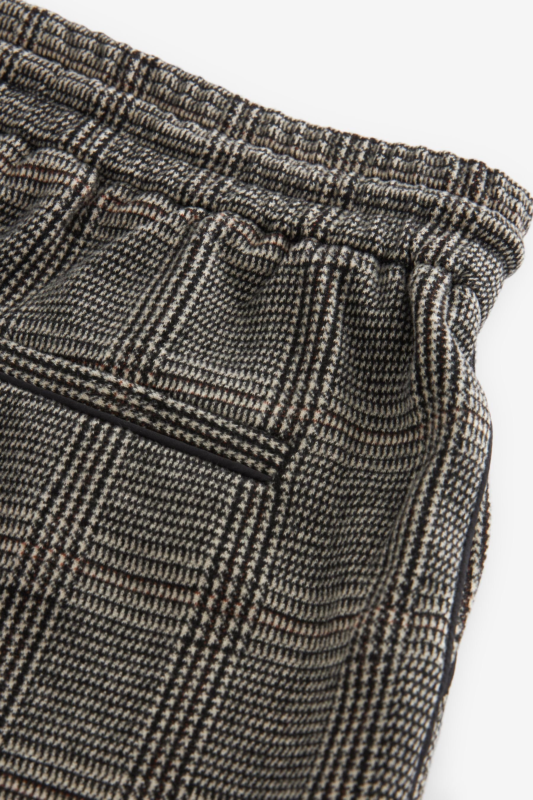 Next Jerseyhose Jerseyhose mit Bein weitem (1-tlg) Neutral Checkered