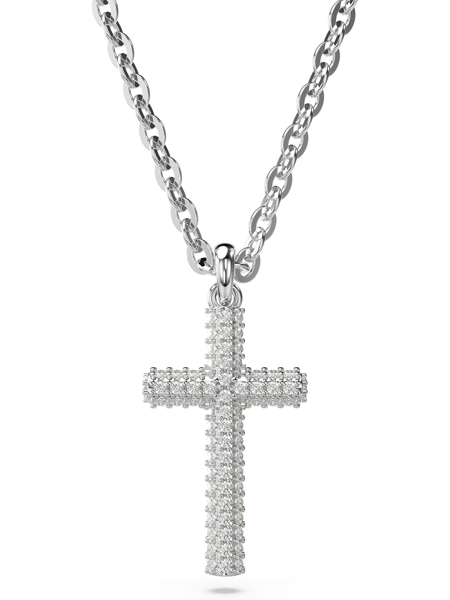 Swarovski Collier Swarovski Damen-Kette Metall Swarovski-Kristall günstig online kaufen