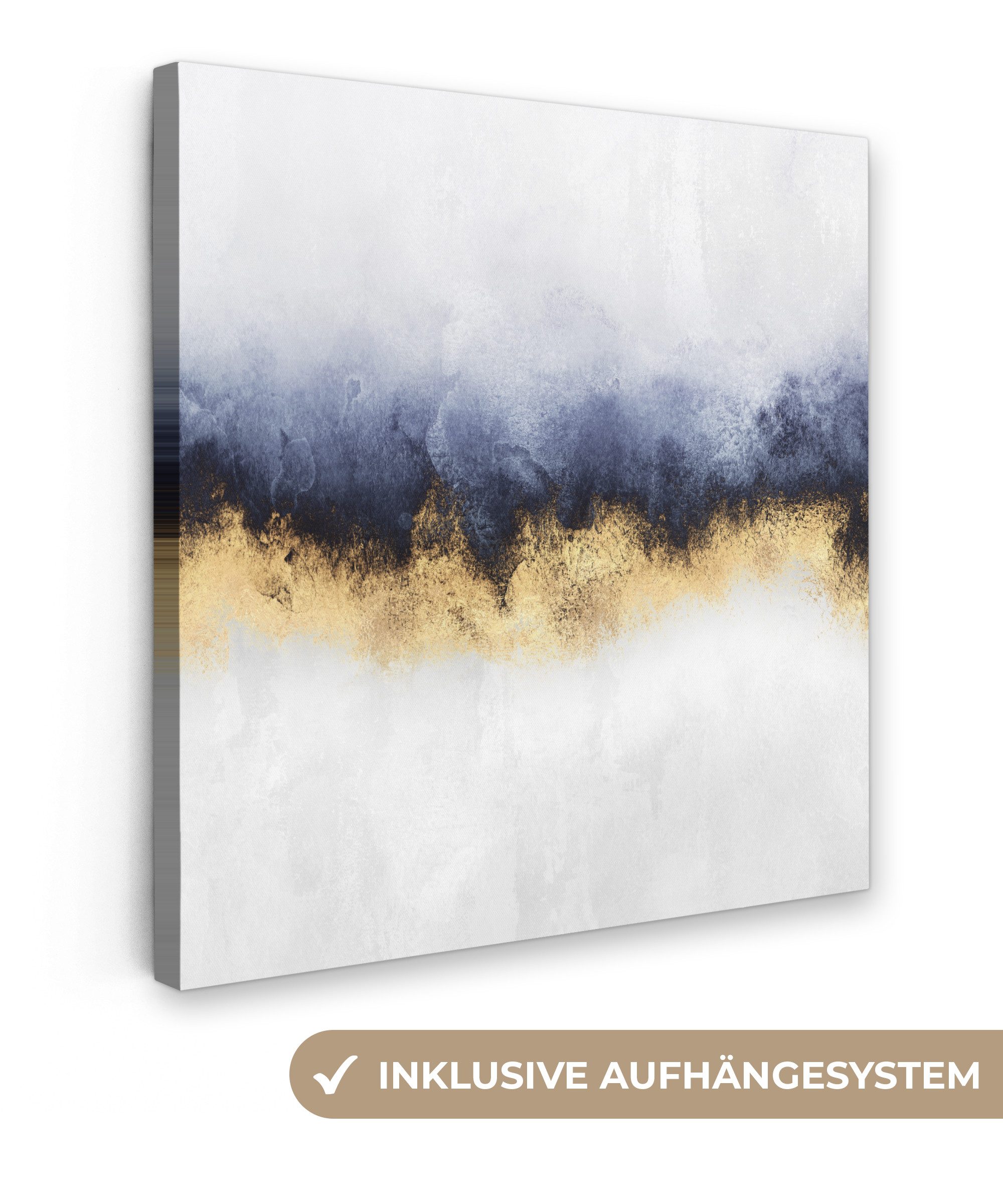 OneMillionCanvasses® Leinwandbild Abstrakt - Gold - günstig online kaufen