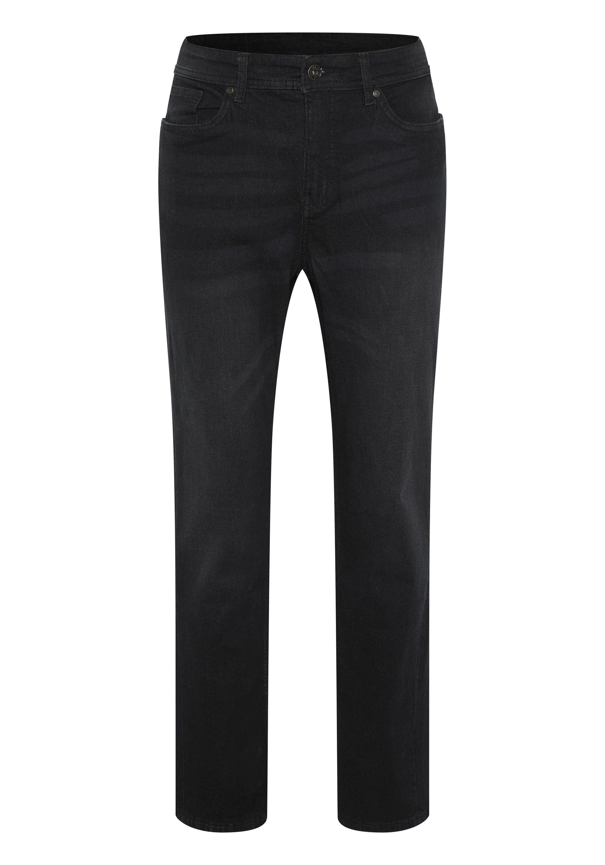 JZ & Co Slim-fit-Jeans mit Used-Effekten 90 Black