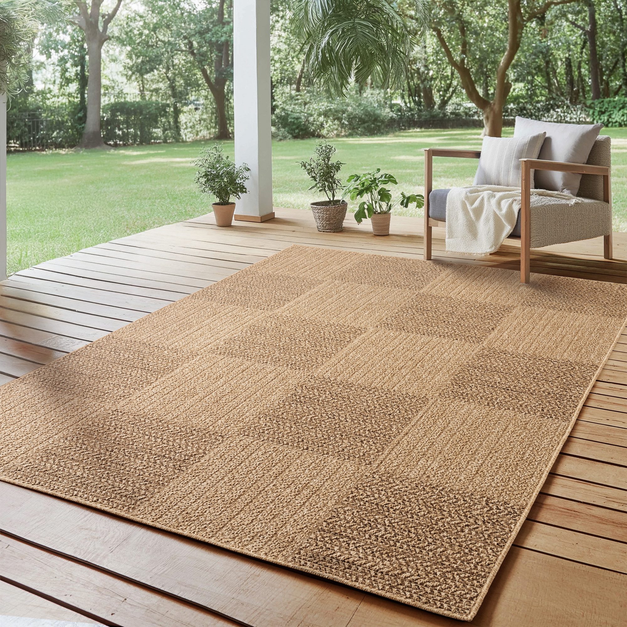 SIMPEX24 Outdoorteppich Boho Design, Läufer, Höhe: günstig online kaufen