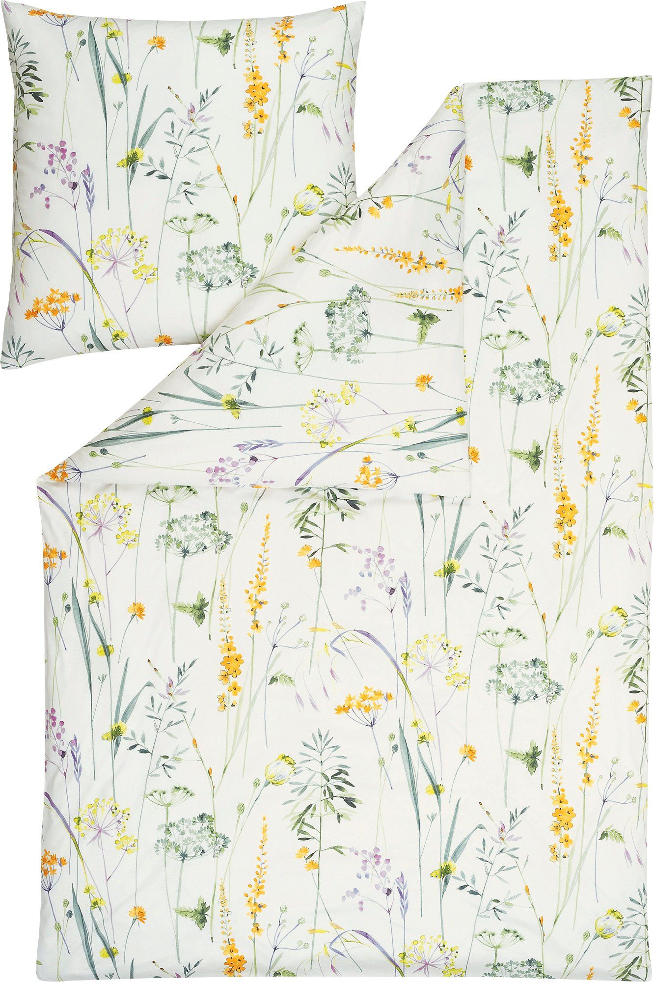 Estella Bettwäsche Bettwäsche "Melis", Jersey, Interlock-Jersey Blumen günstig online kaufen