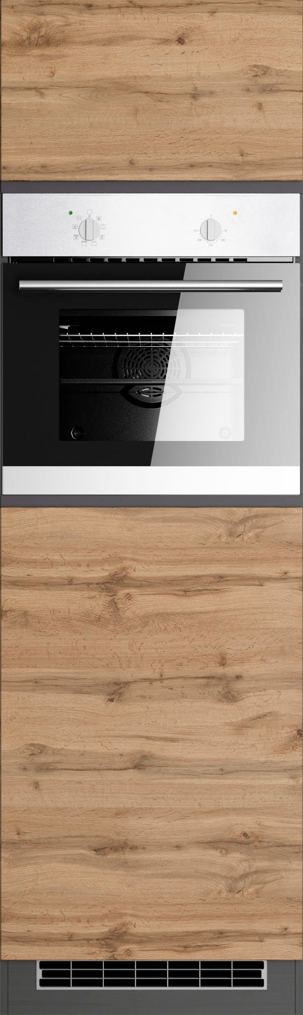 KOCHSTATION Backofenumbauschrank "KS-Riesa", Breite 60 cm, MDF-Fronten günstig online kaufen