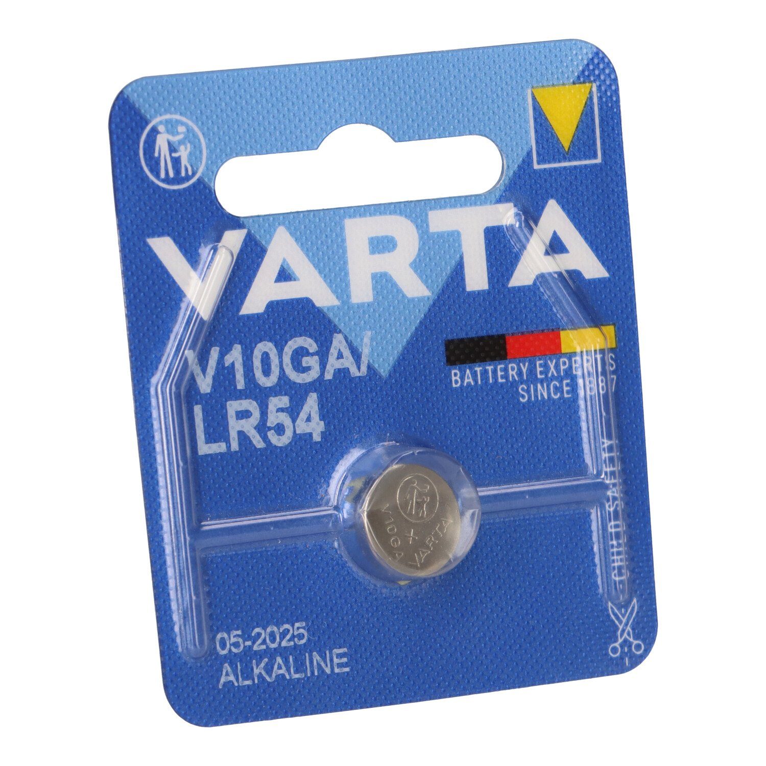 VARTA Varta Knopfzelle Electronics V 10 GA Alkaline 1,5 V 1er Blister Knopfzelle