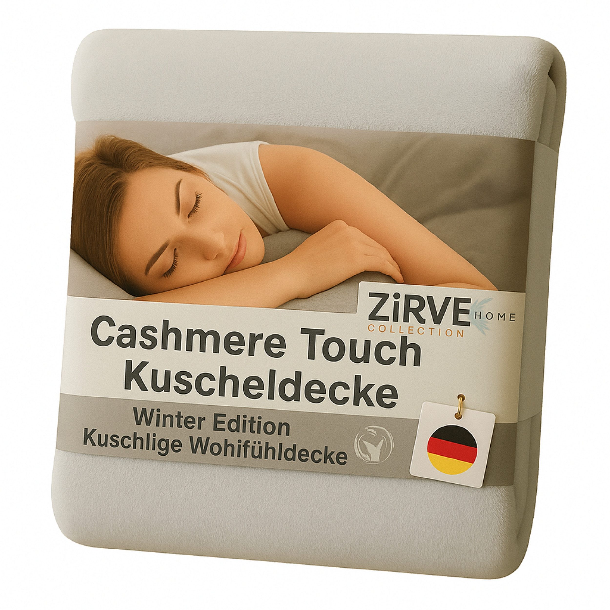 Wohndecke Kuscheldecke, ZIRVEHOME, CashmereTouch Wohndecke Fleece decke Kuschelig weich & Flauschig, Decke