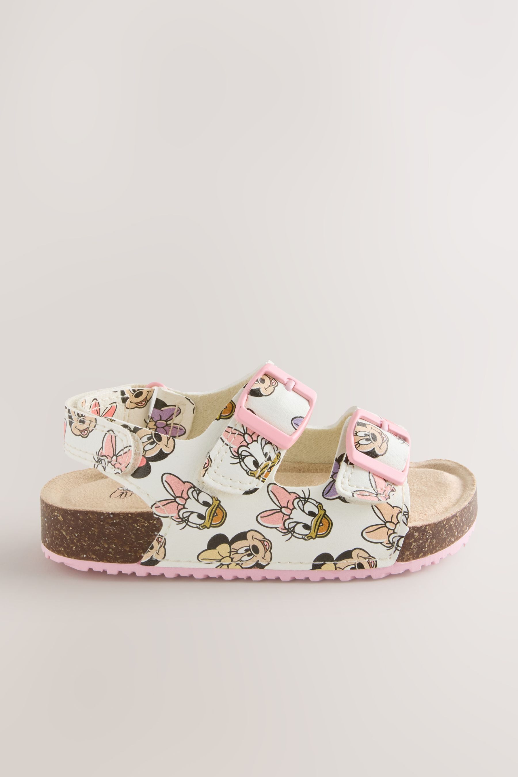Next Minnie Mouse Sandalen mit 2 Riemen + Kork-Fußbett Sandale