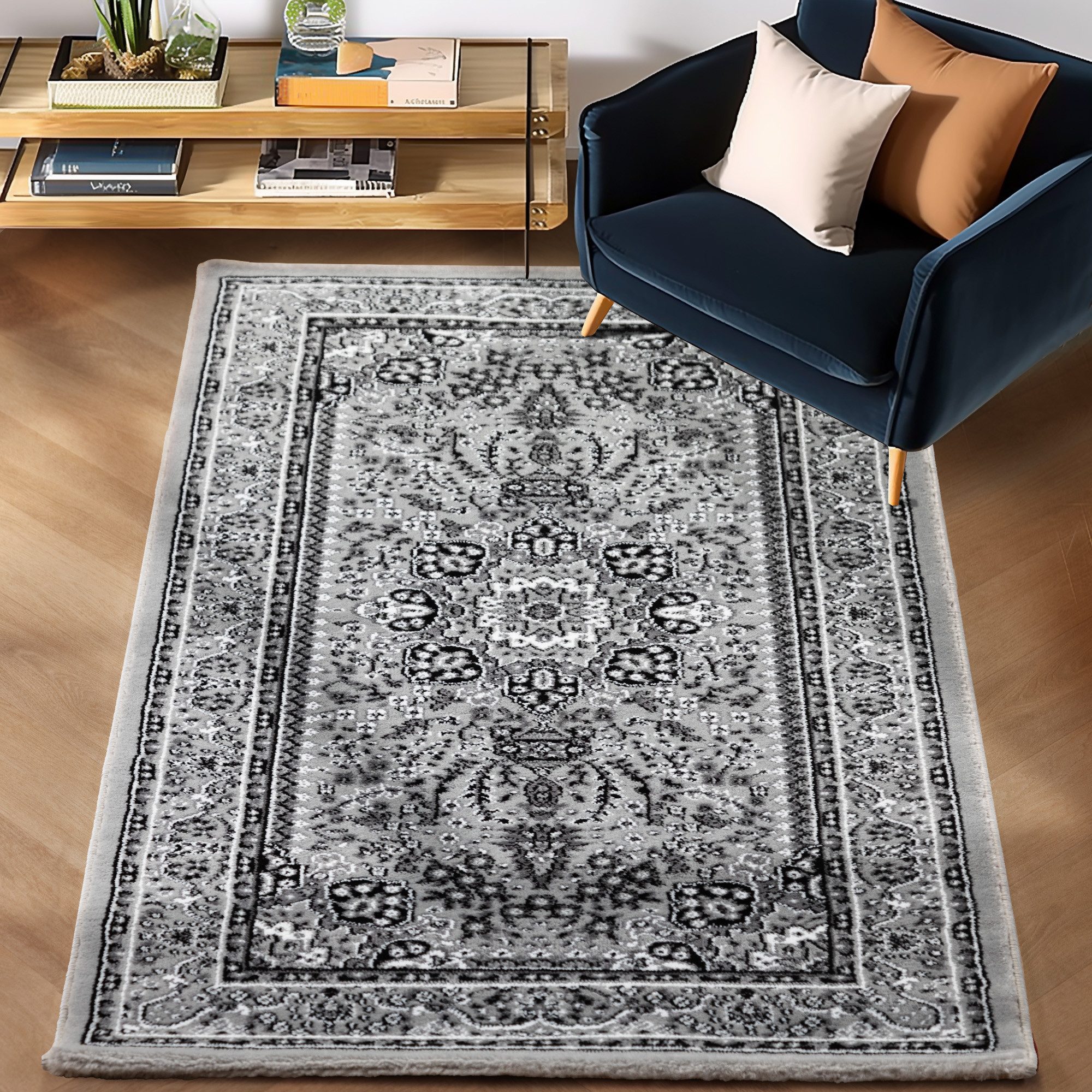 Carpettex Orientteppich Orientalisch Design, Rechteckig, Höhe: 12 mm, Orinet Teppich Webteppich orientalischen Mustern Teppich Wohnzimmer