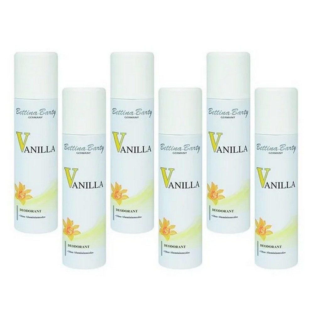 Bettina Barty Deo-Spray Vanilla 6 x 150ml