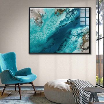 DOTCOMCANVAS® Acrylglasbild Salt Water Passage - Acrylglas, Acrylglasbild Salt Water Passage abstrakte moderne Kunst Strand Meer