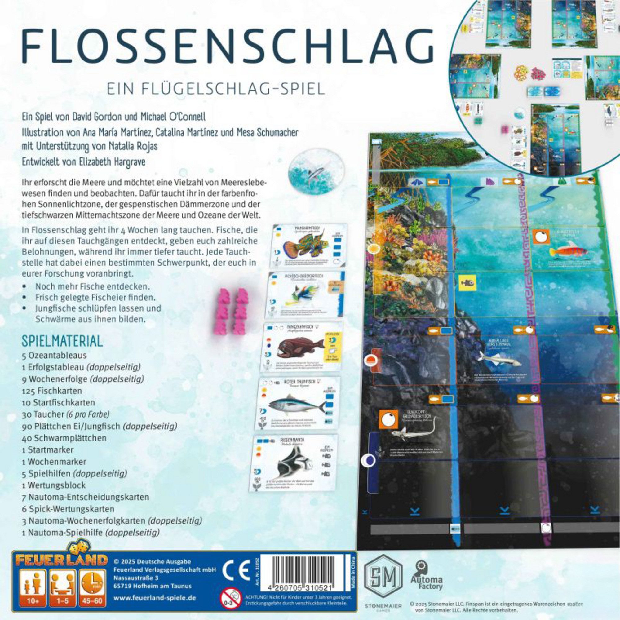 Pegasus Spiel Pegasus Flossenschlag, Brettspiel – Bild 3 von 3