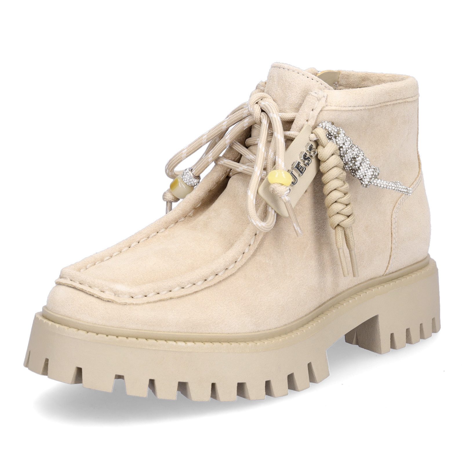 Guess Guess Damen Schnürboot Fardina beige Schnürboots