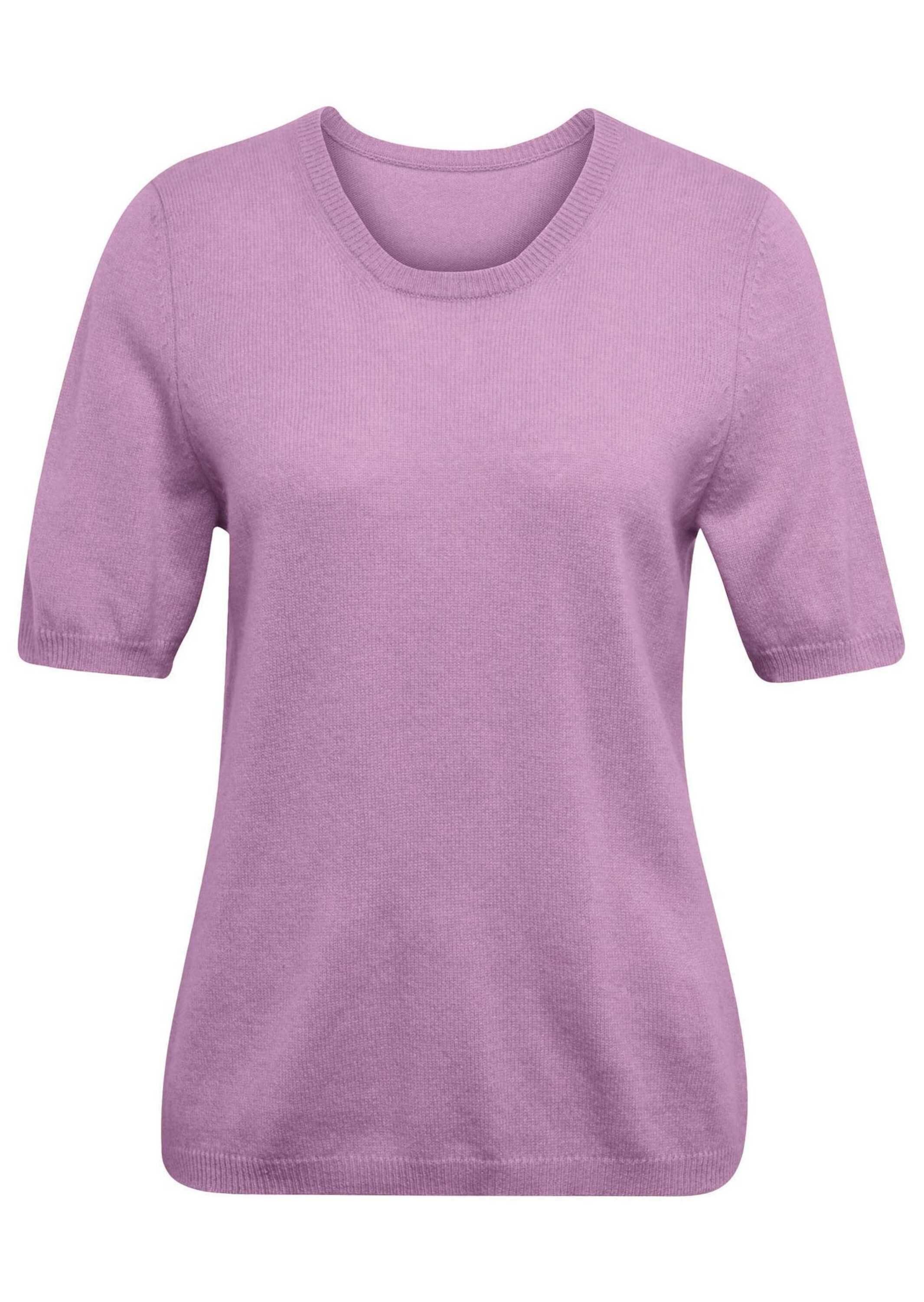 GOLDNER Kurzarmpullover Halbarmpullover mit Rundhals aus Kaschmir günstig online kaufen