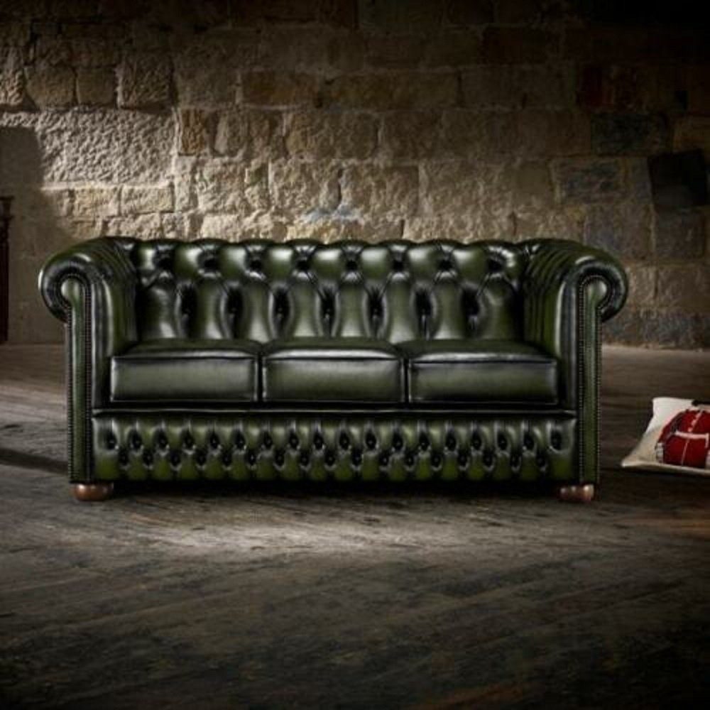 JVmoebel Chesterfield-Sofa, 3 Stoff Couch Couchen Wohnzimmer Textil wählbare Farbe Sitzer Sofa