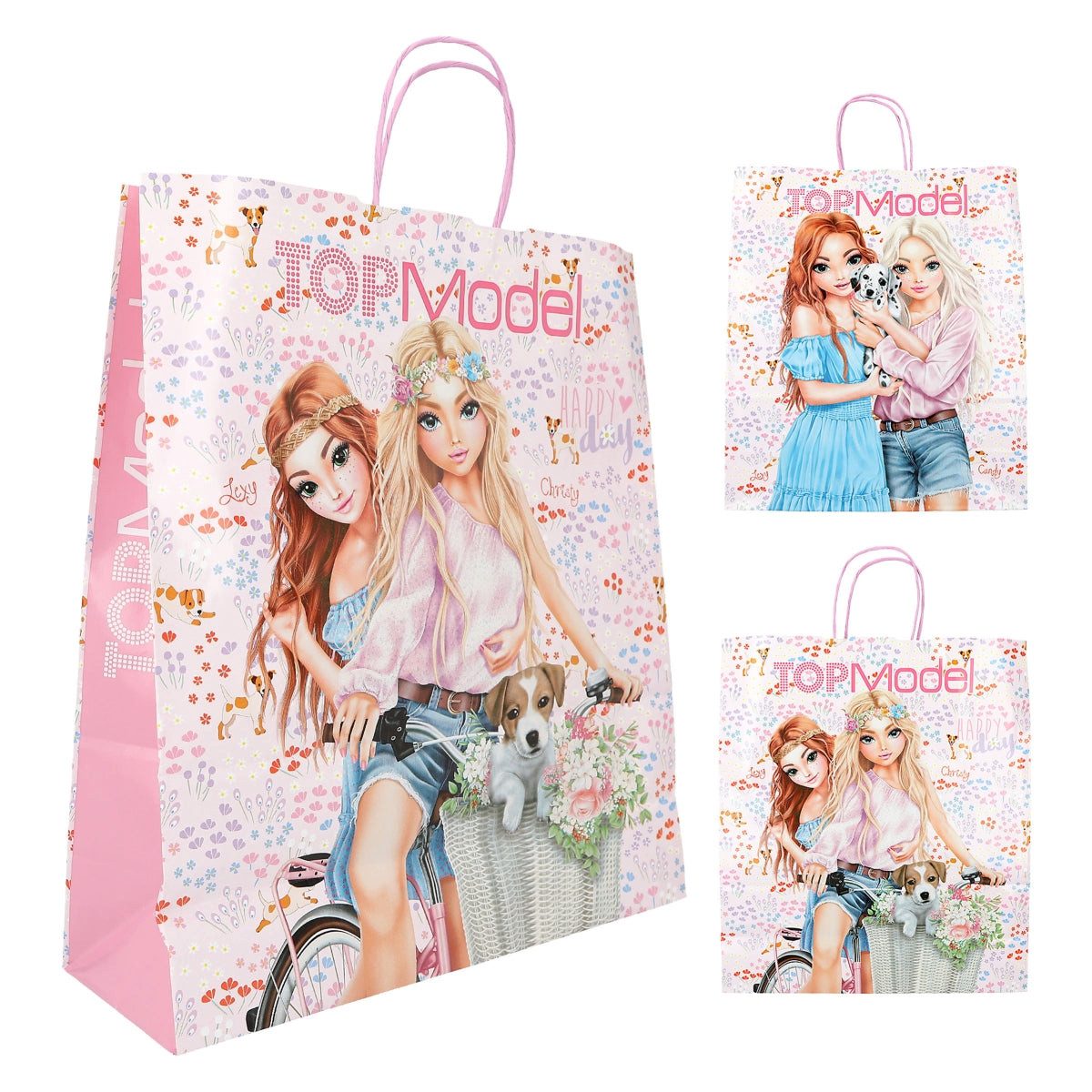 Depesche Geschenktüten TOPModel Papiertragetasche, groß