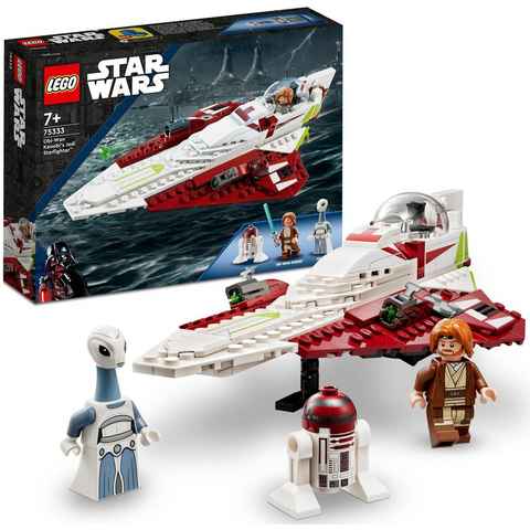 LEGO® Konstruktionsspielsteine Obi-Wan Kenobis Jedi Starfighter™ (75333), LEGO® Star Wars™, (282 St), Made in Europe