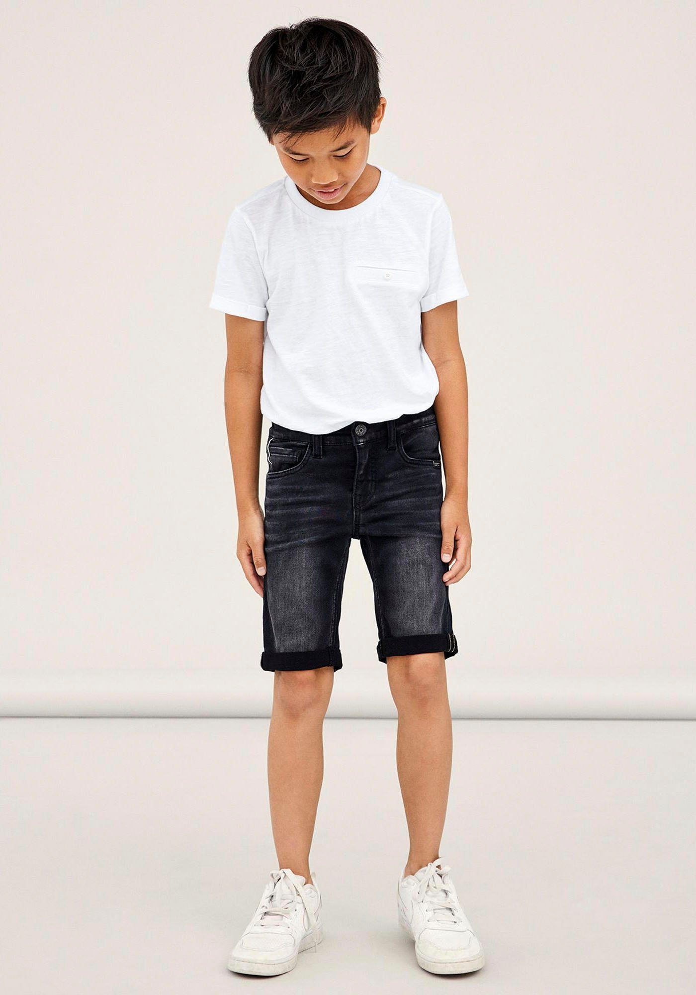 6622-CL It NOOS L Black NKMTHEO DNM Jeansshorts Denim XSL SHORTS Name