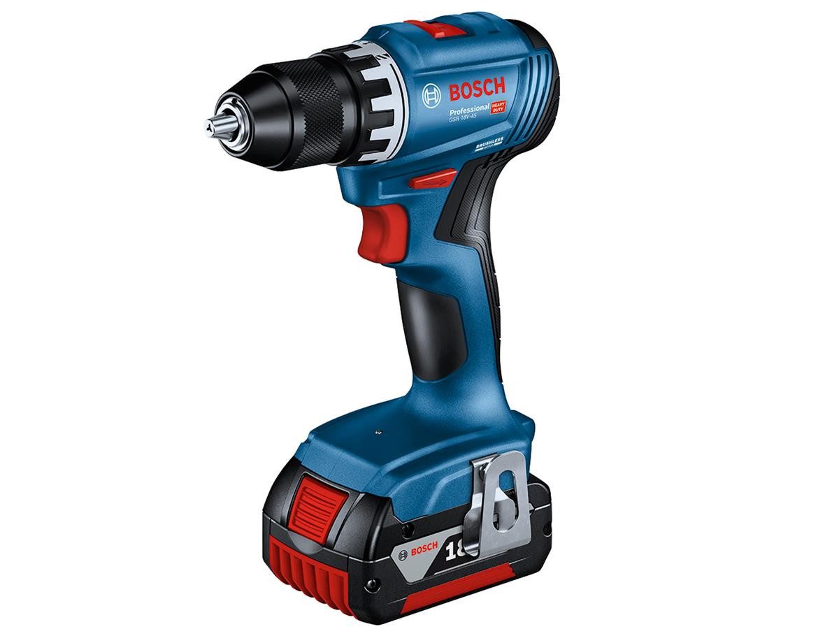 Bosch Professional Akku-Bohrhammer GBH 18 V-22 + GSR 18 V-45, 18 V, (Set, 8 günstig online kaufen