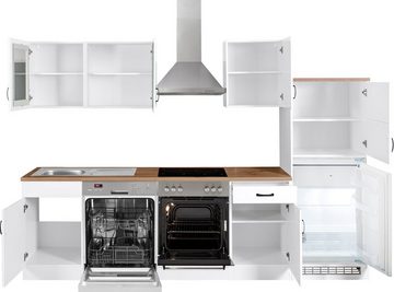 HELD MÖBEL Küchenzeile Athen, mit E-Geräten, Breite 280 cm