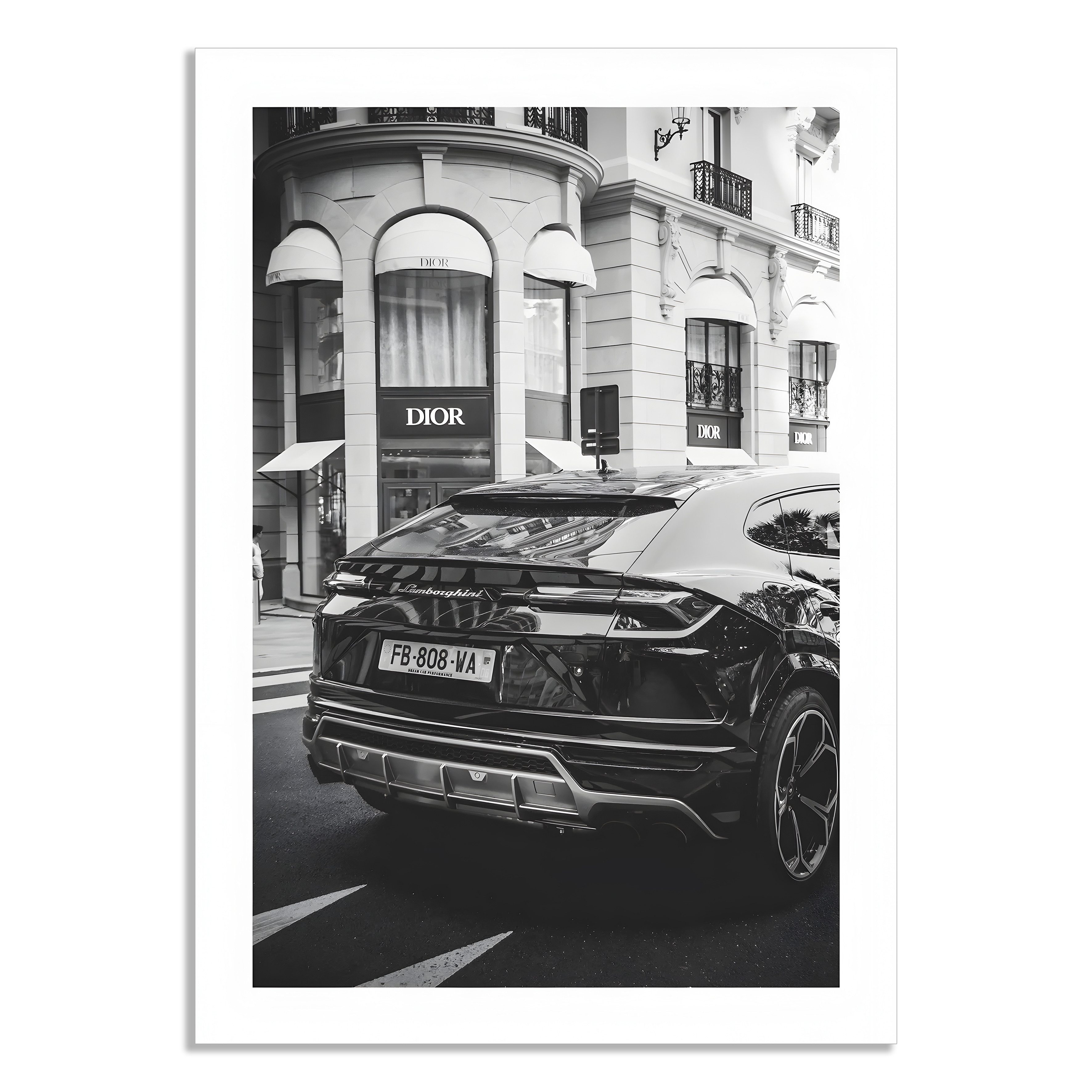 JUSTGOODMOOD Poster Premium ® Lamborghini Dior · Eleganz trifft Luxus, Lamb günstig online kaufen