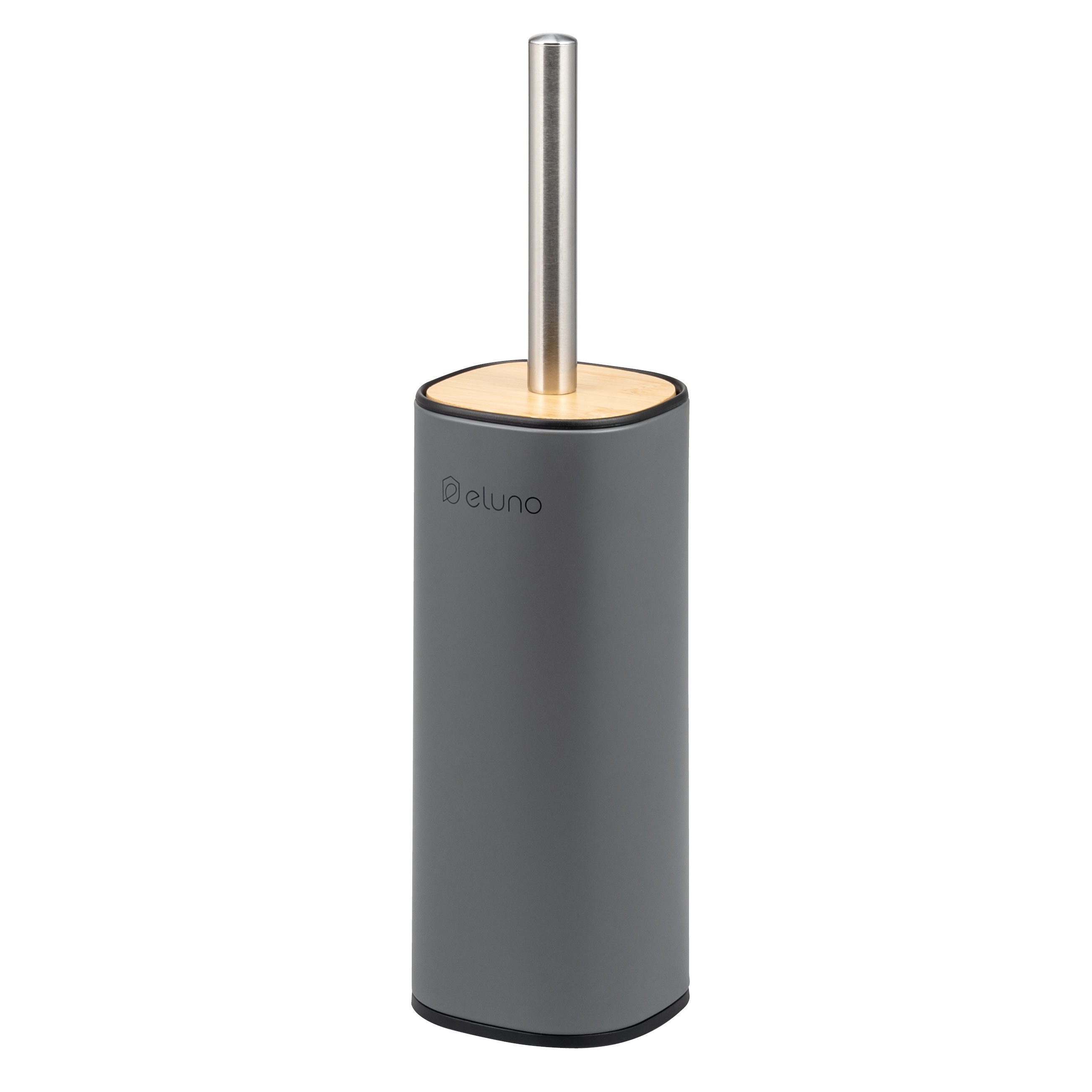 eluno WC-Reinigungsbürste FRAMURA inkl. 2x Bürstenköpfe, Metall, (1-tlg)