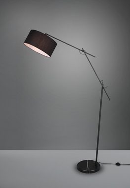 TRIO Leuchten Stehlampe PONTE, Ein-/Ausschalter, ohne Leuchtmittel, Höhe 168cm, schwenkbar; E27 Leuchtmittel frei wählbar