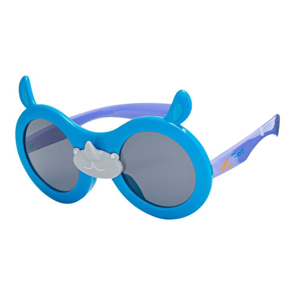 BEZLIT Eyewear Sonnenbrille Mädchen Kinder Sonnenbrille Nilpferd Motiv (1-St) mit polarisierten Linsen Blau