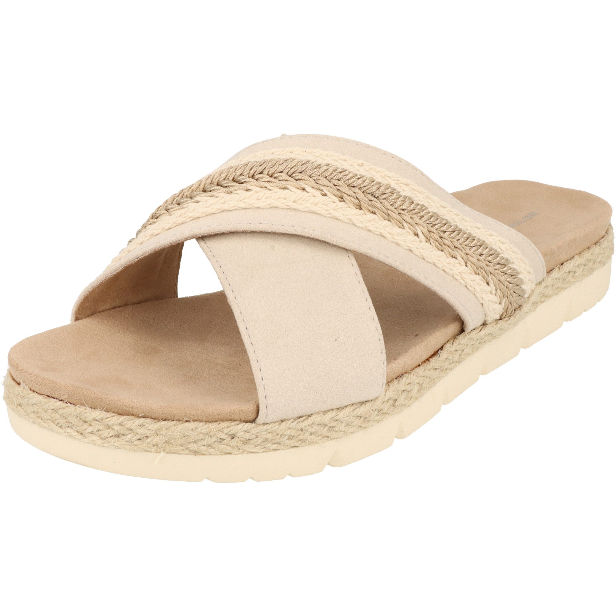 TOM TAILOR Damen 7490030001 Komfort Sandalette Slipper gepolstert