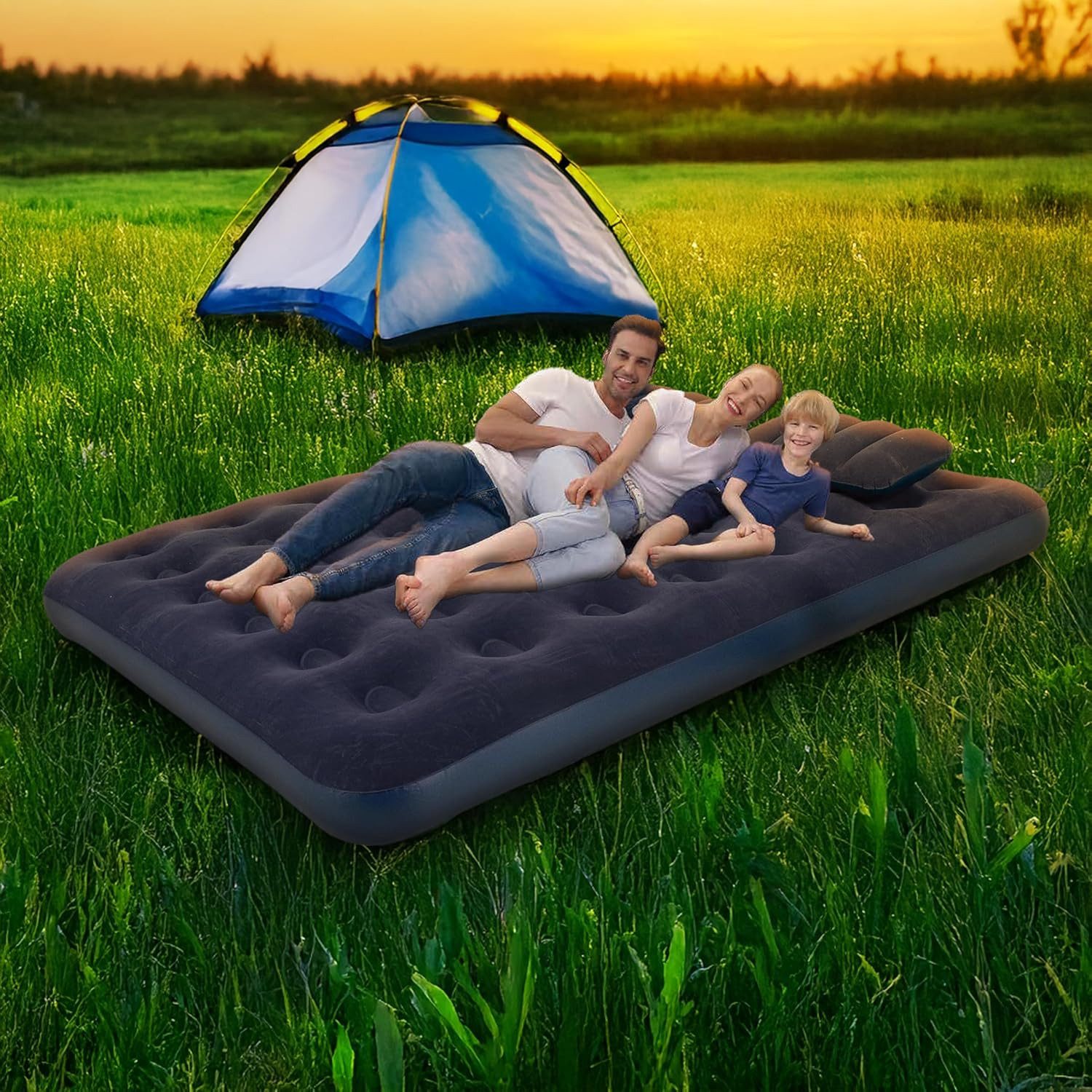 BlingBin Luftbett Aufblasbares Luftbett Komfortable Campingbett günstig online kaufen