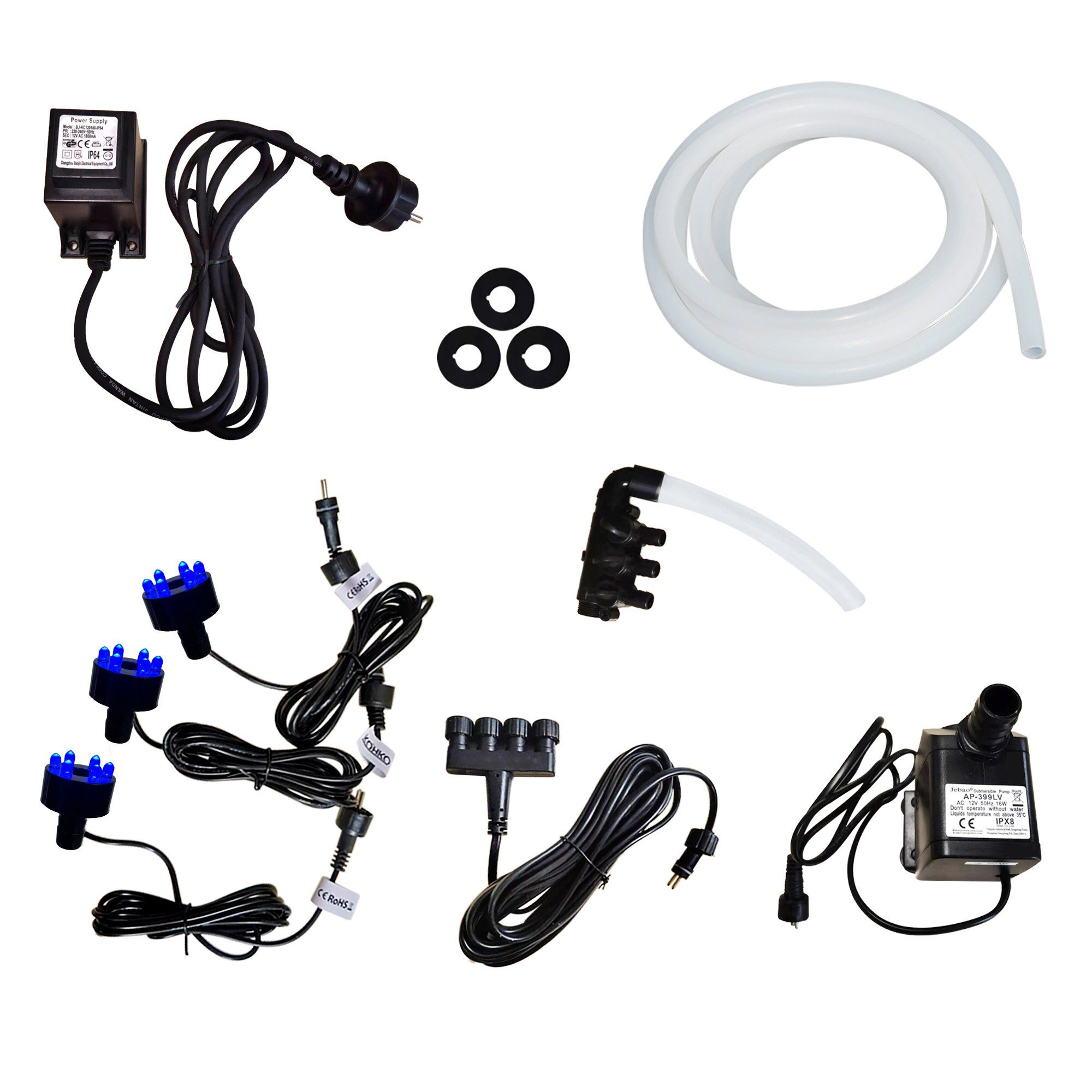 Köhko Springbrunnenpumpe Köhko Brunnenpumpe 1000L/H Set