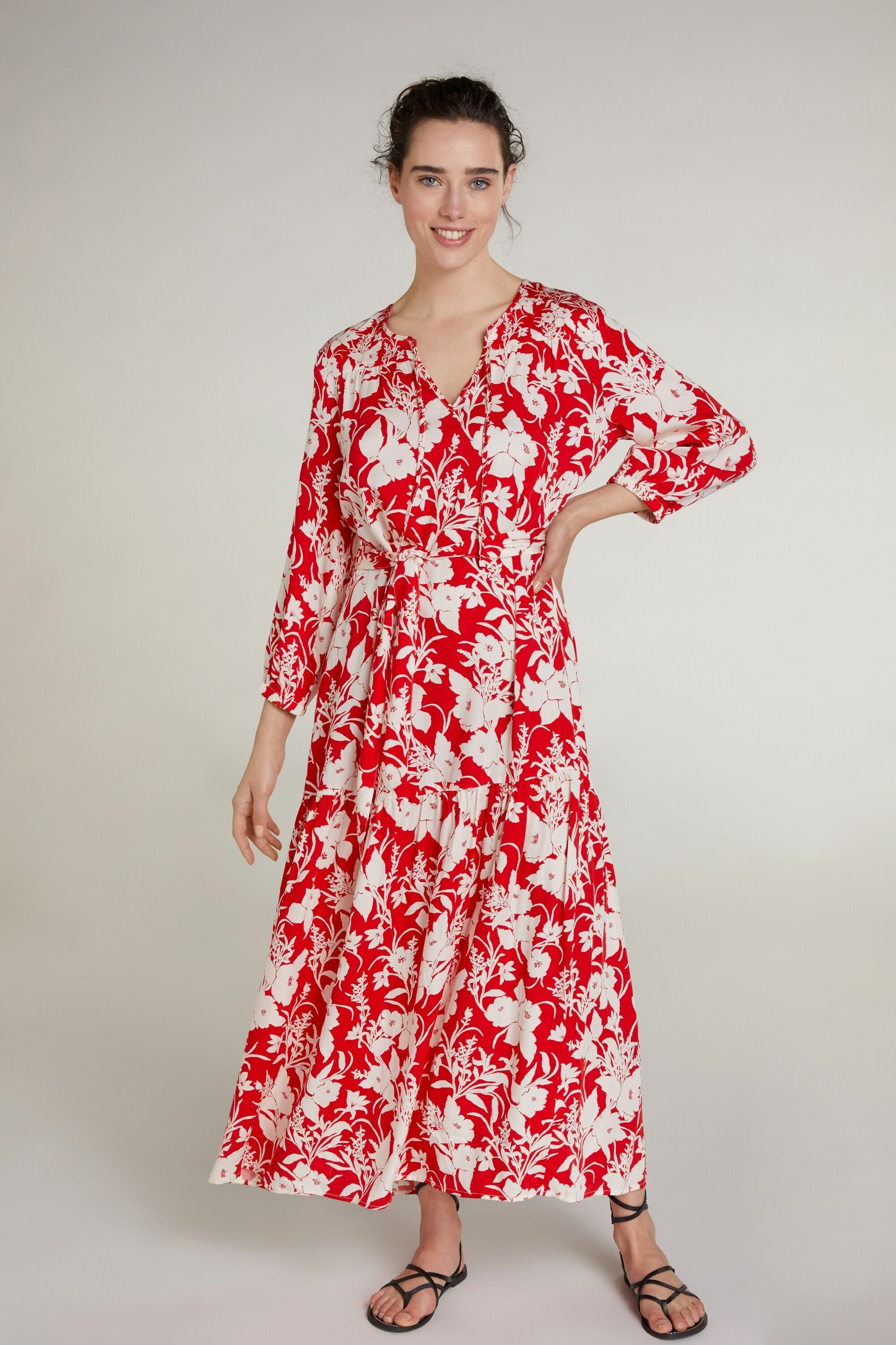 Oui Maxikleid Bindegurtel Kaufen Otto 