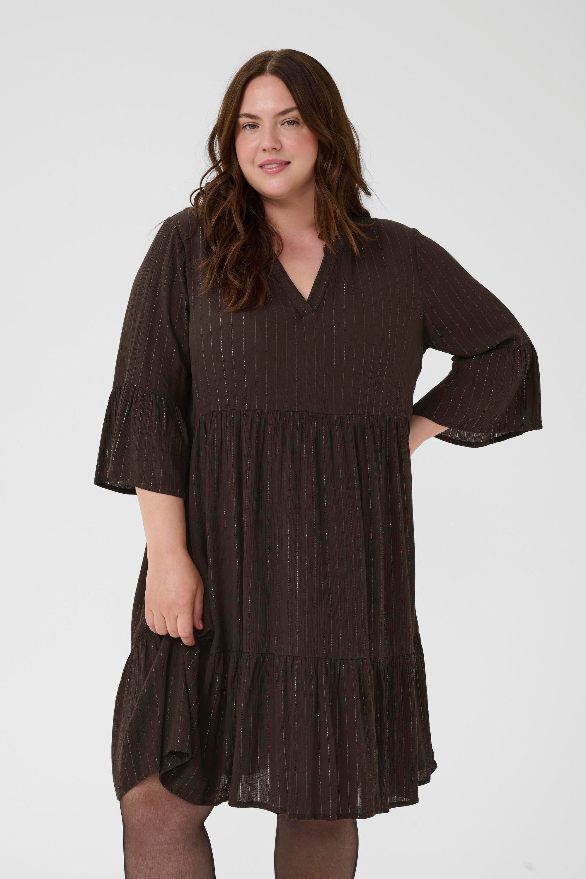 KAFFE Curve Jerseykleid Kleid KClio Große Größen