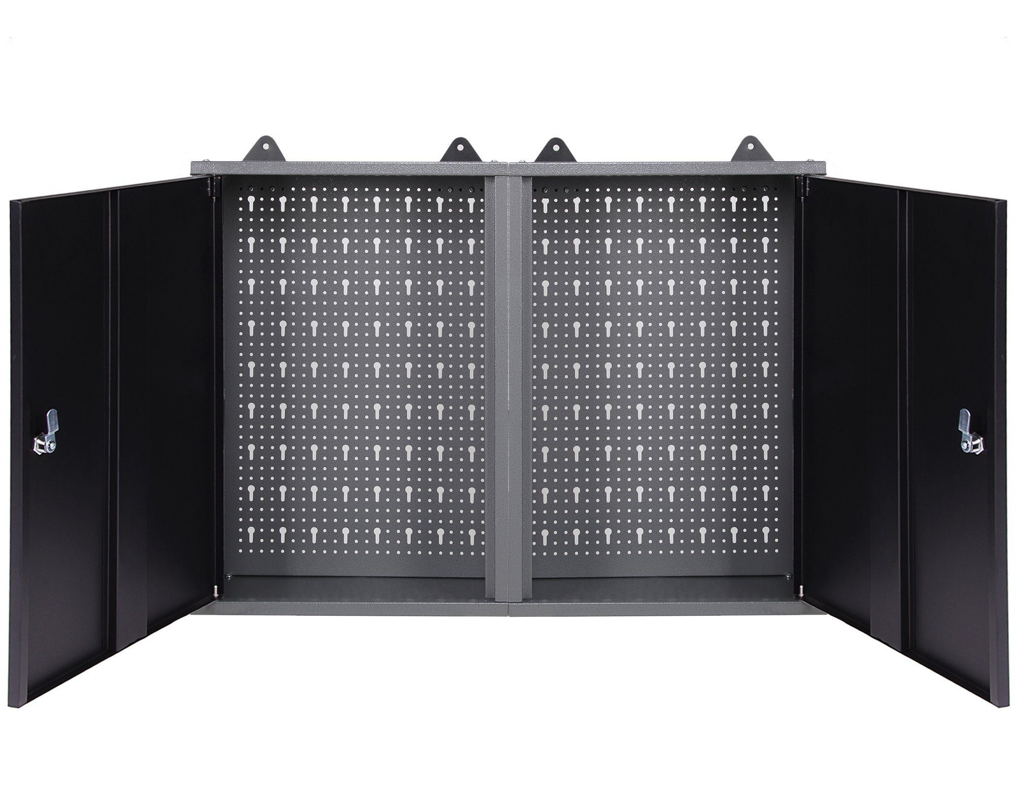 ONDIS24 Werkzeugschrank Tim 42 cm (2-St) mit abschließbarer Tür, Eurolochwand, bis 30 kg belastbar