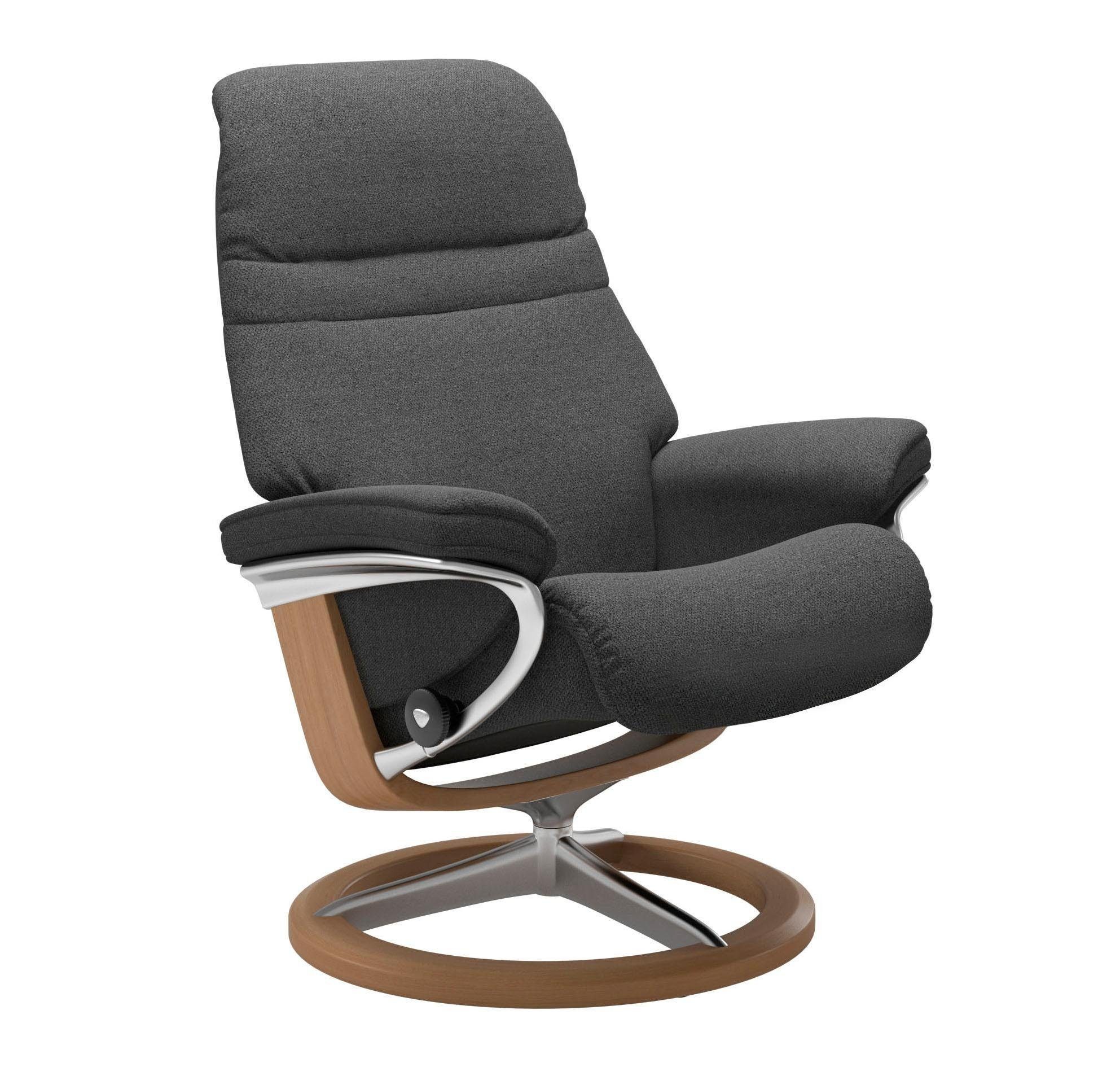 mit Eiche Stressless® Größe Sunrise, Gestell Relaxsessel L, Signature Base,