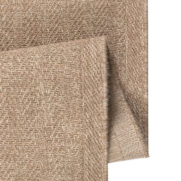 Teppich In- & Outdoorteppich in natürlichem Jute-Style, Carpetia, rechteckig, Höhe: 5 mm