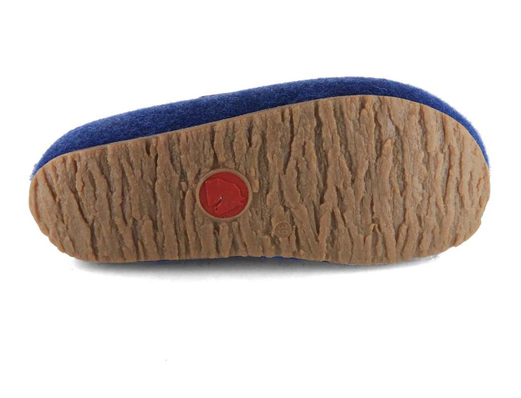 Haflinger Filz-Pantoffel Grizzly Michel Hausschuh breites Komfortfußbett