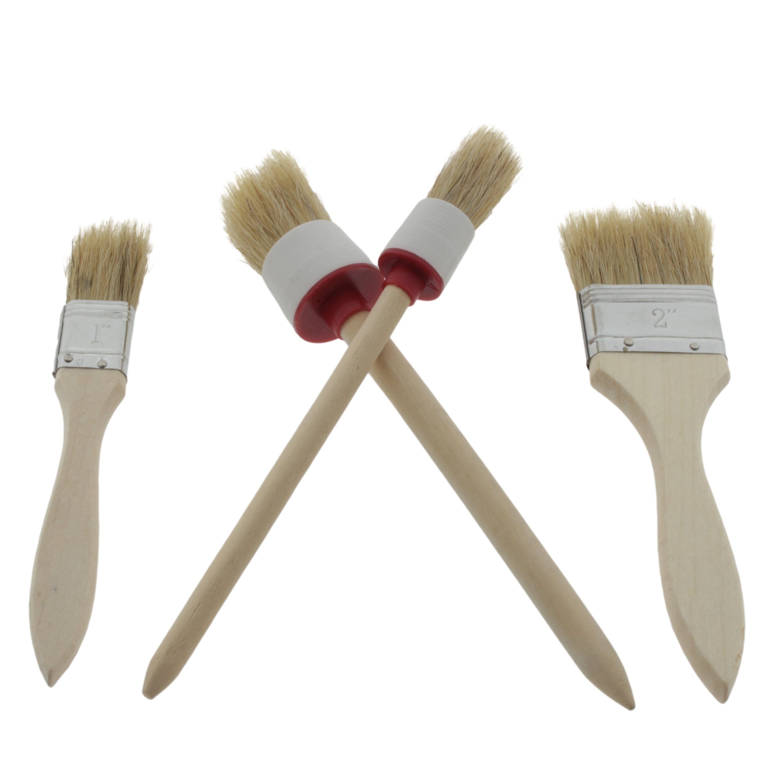 Pinsel Pinsel Set 4 teilig für Farben und Lacke