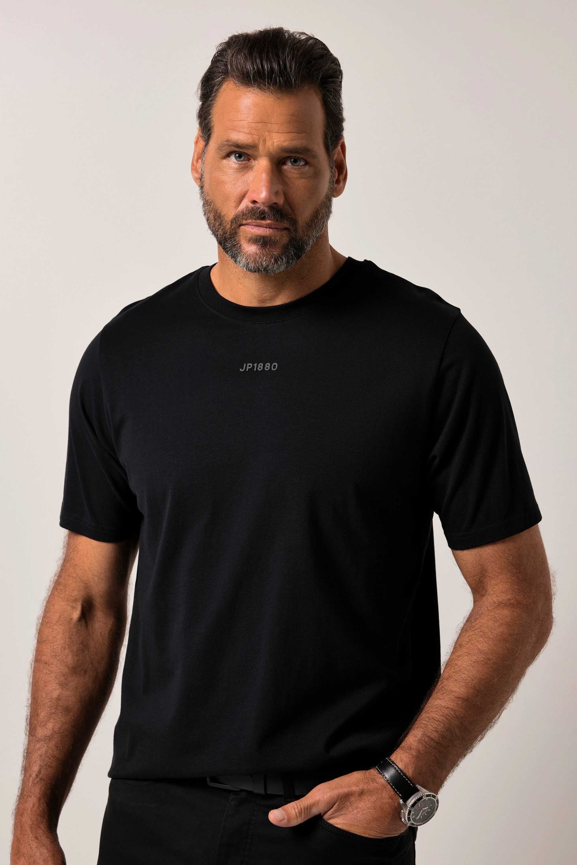 JP1880 T-Shirt JP1880 T-Shirt Halbarm Rundhals Print bis 8 XL günstig online kaufen