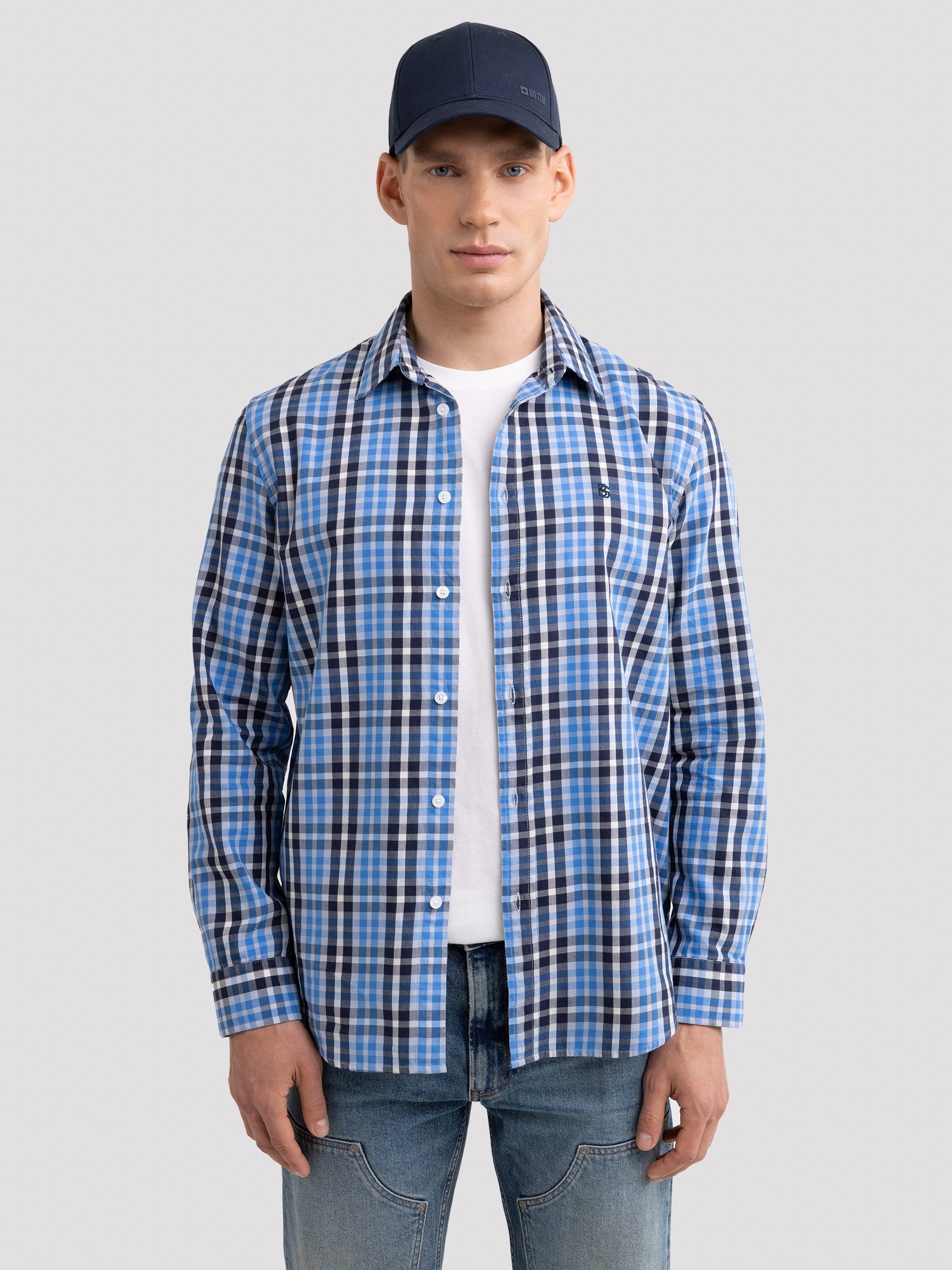 BIG STAR Langarmhemd MERTELIN