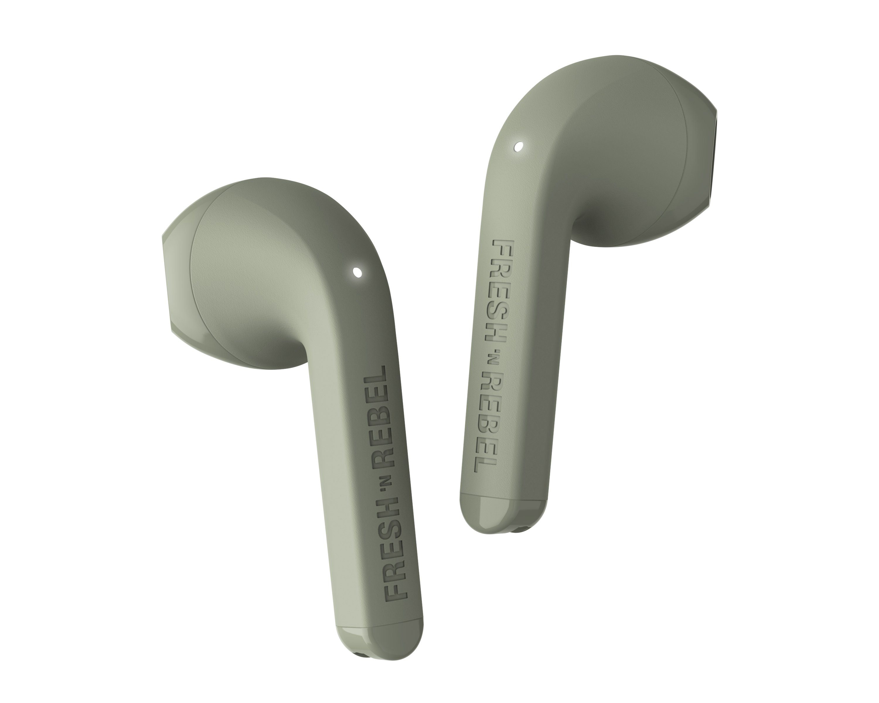 Rebel Kopfhörer Fresh´n Touch-Control-Steuerung, Auto-Kopplung) Twins (Dual-Master-Funktion, Dried Green Core