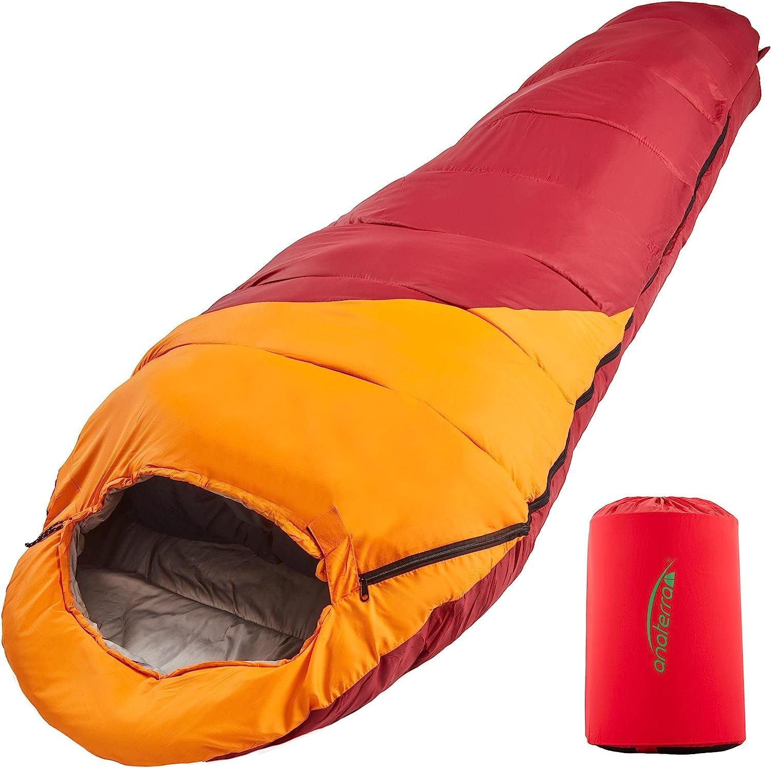 anaterra Mumienschlafsack Schlafsack Mumienschlafsack Deckenschlafsack Camping Winterschlafsack