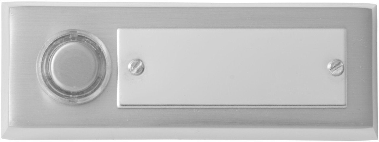 Heidemann Türklingel Heidemann Klingelplatte Mainau vernickelt