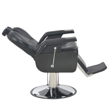 vidaXL Stuhl Friseurstuhl Schwarz 72×68×98 cm Kunstleder