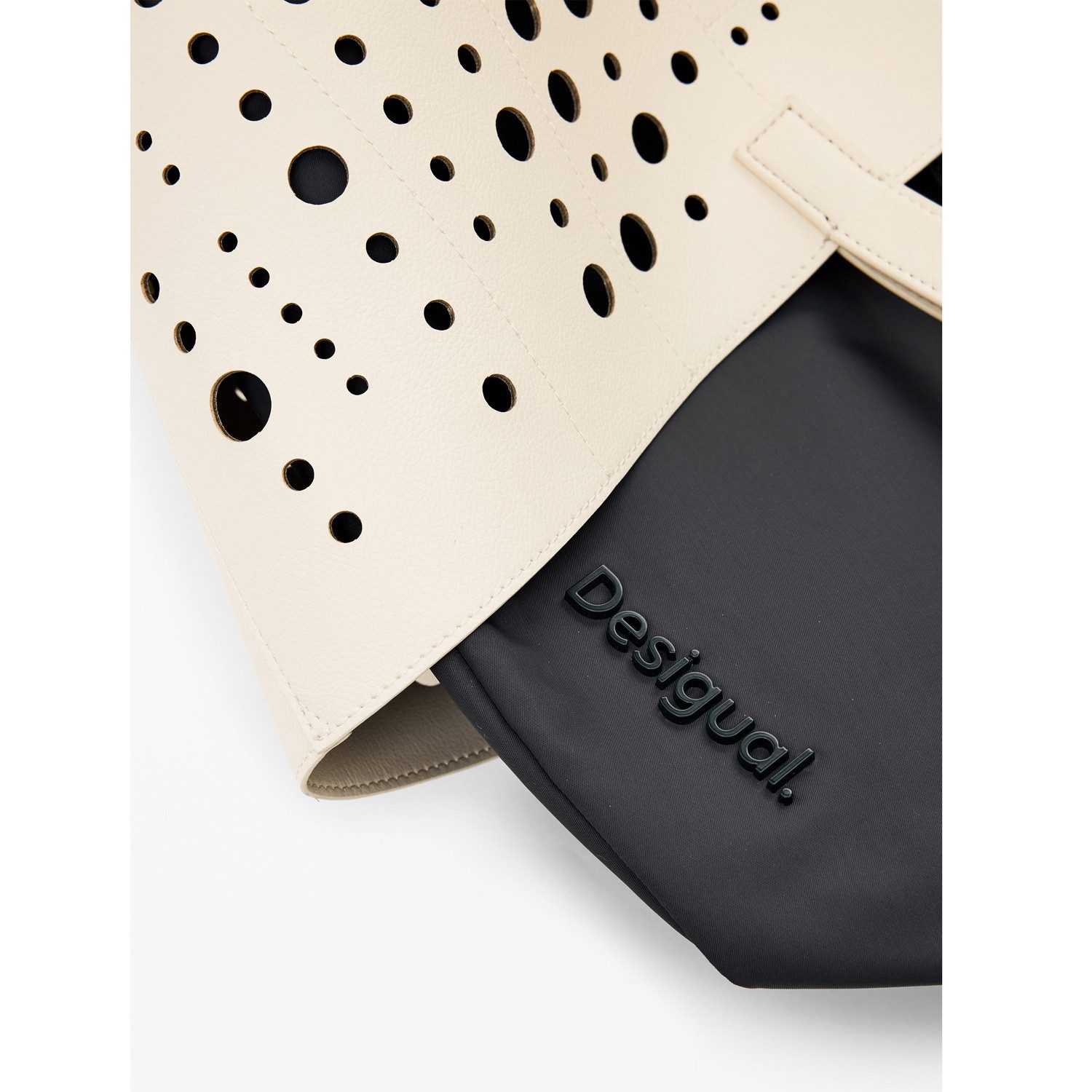 Desigual Umhängetasche Desigual Shopper Handtasche Bloomer Cahuil crudo beige (1, 1-tlg., 1)