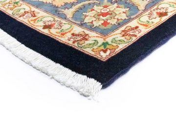 Wollteppich Bidjar Teppich handgeknüpft dunkelblau, morgenland, rechteckig, Höhe: 7 mm