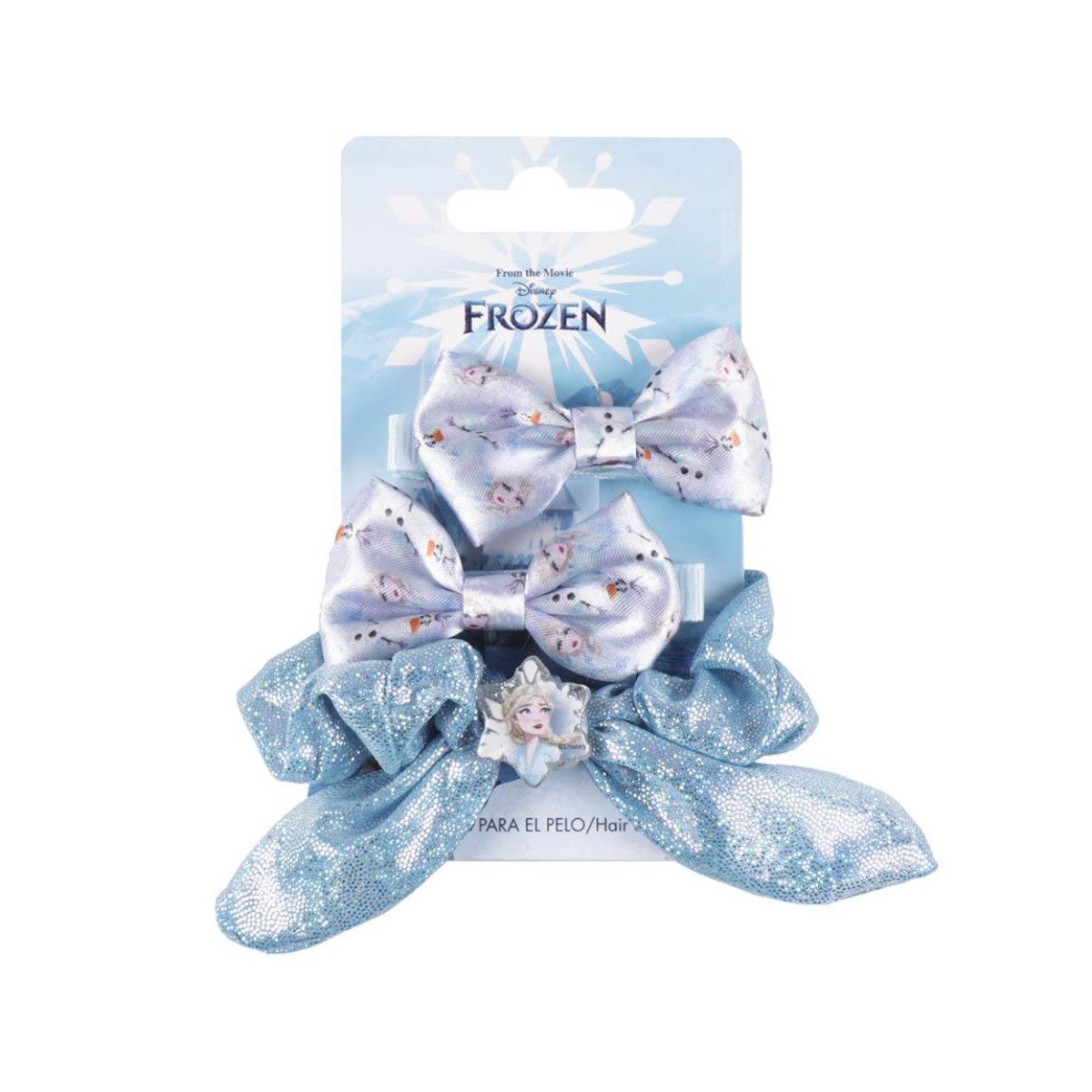 Cerda Haarspange Disney Frozen Haarspangen Set 3-teilig Schleifen Elsa & Anna, 3-tlg.