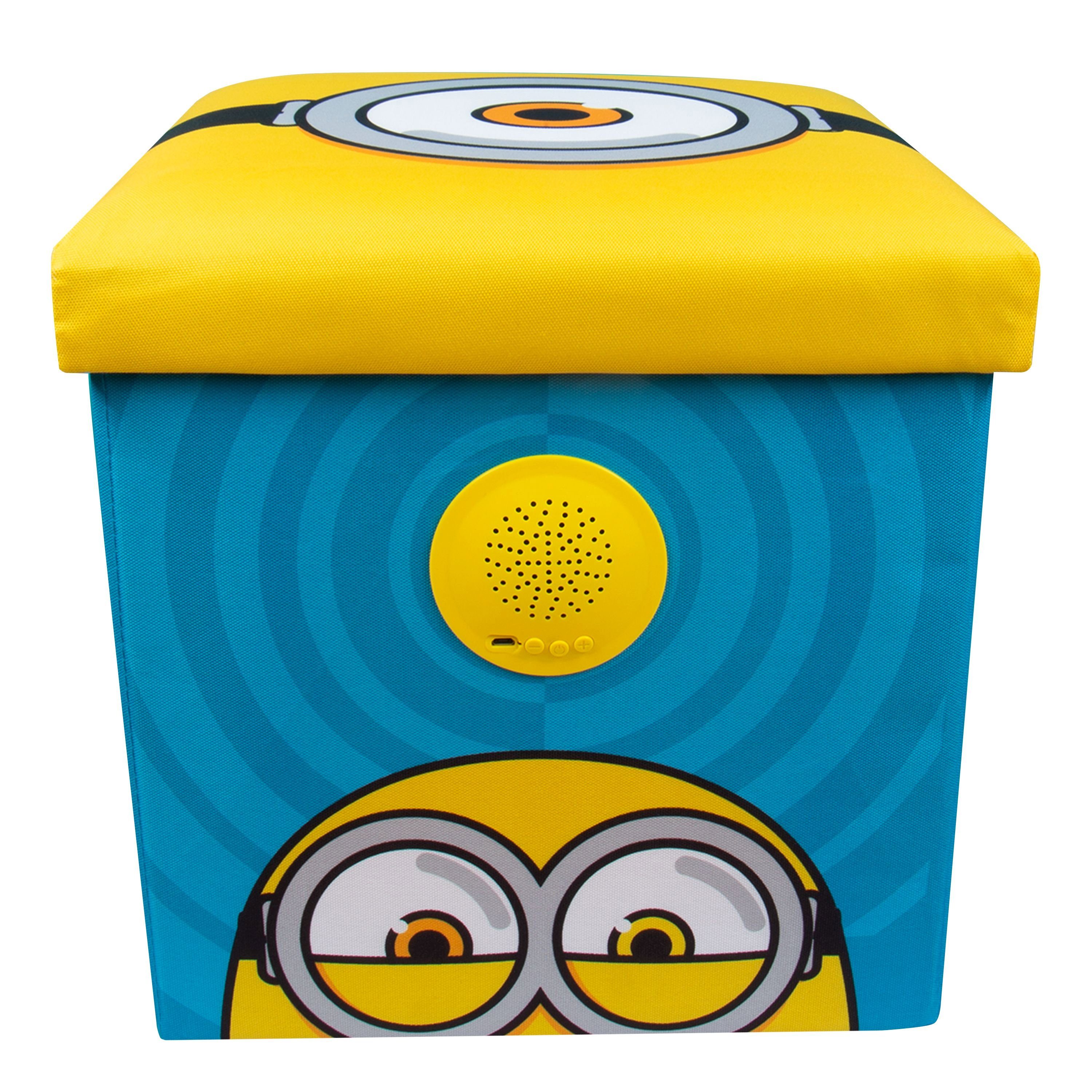 Sitzmöglichkeit (Lautsprecher, Sound einem) Minions in Aufbewahrungsbox creations Box Lautsprecher Wireless Fizz 3in1 und